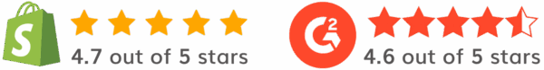 Ratings G2 And Shopify Store June 2025